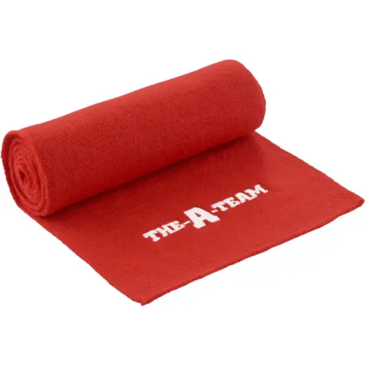Team Acrylic Scarf Red Branded